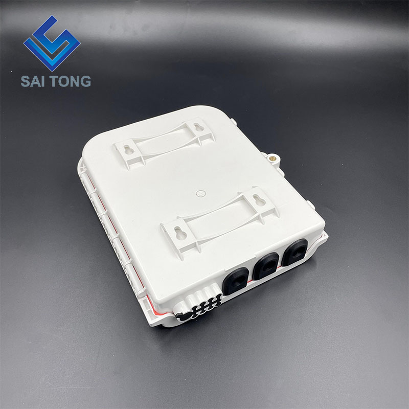 Bekalan Kilang 8 teras ftth box plc splitter 1 8 kotak pengedaran optik 8 port NAP untuk peralatan gentian optik