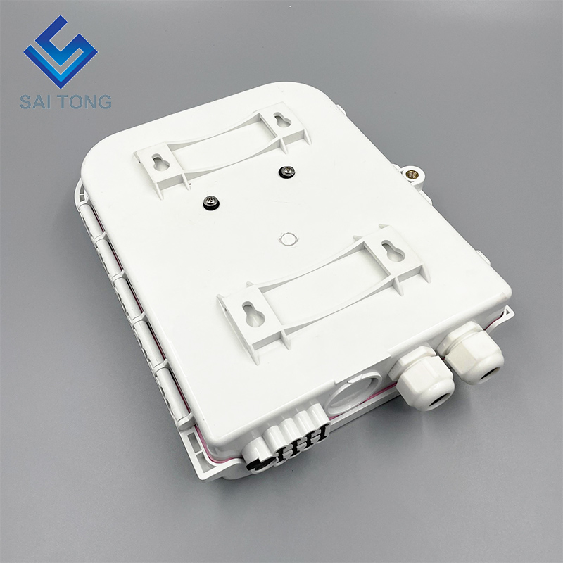 China Factory 48 teras ftth box plc splitter 4 dulang kotak pengedaran optik 2 dalam 8 port NAP untuk peralatan gentian optik