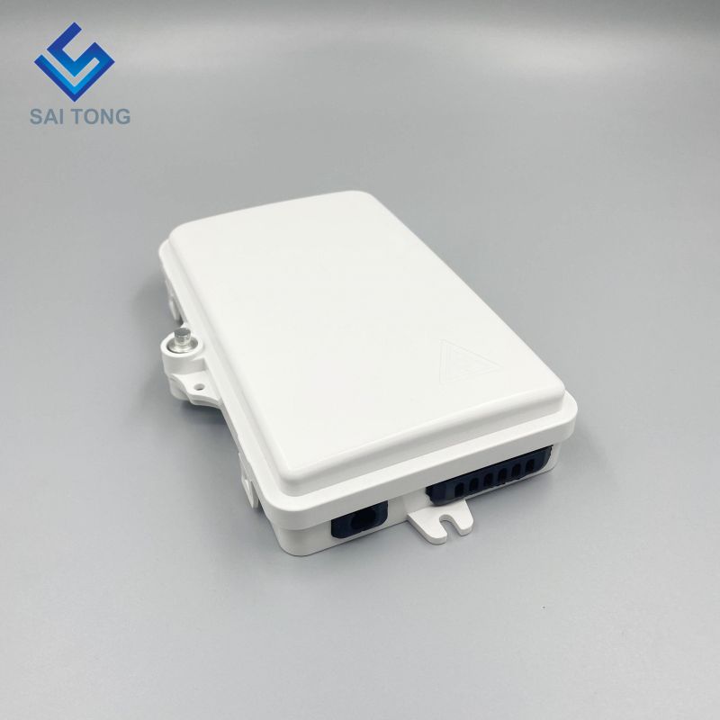 Saitong 1/6 Ports FTTH FTTX 6 teras gentian optik kotak pengedaran PLC kotak sokongan Kotak optik ABS