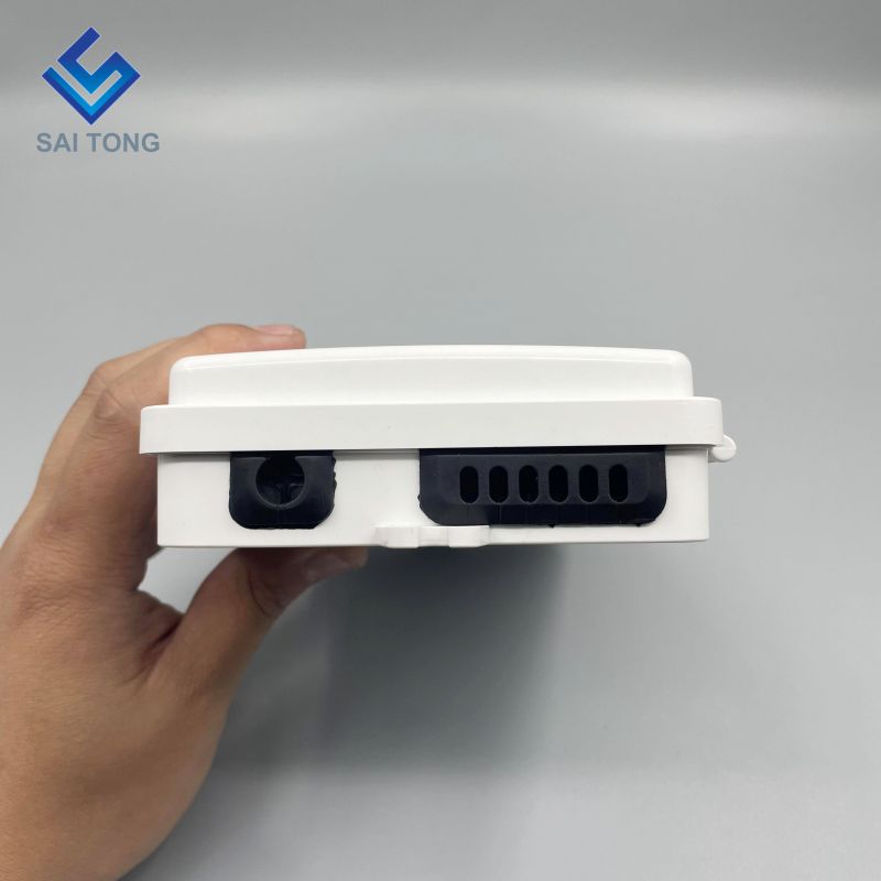 Saitong 1/6 Ports FTTH FTTX 6 teras gentian optik kotak pengedaran PLC kotak sokongan Kotak optik ABS