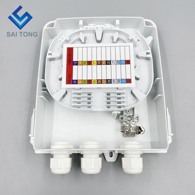 Cixi Saitong FTTH 8 Teras kotak terminal gentian optik dalaman 8 port gentian Kotak dipasang di dinding 1 dalam/3 keluar FDB Produk baharu