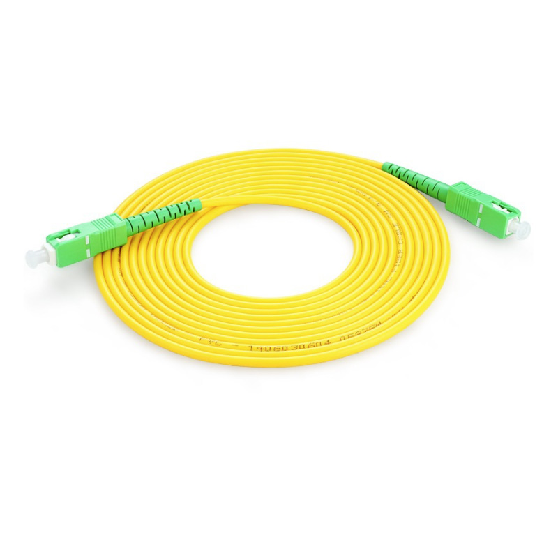 Sc/Apc Simplex Singlemode 1m 3.0mm/2.0mm Gentian Optik Patch Cord Pelompat Utama