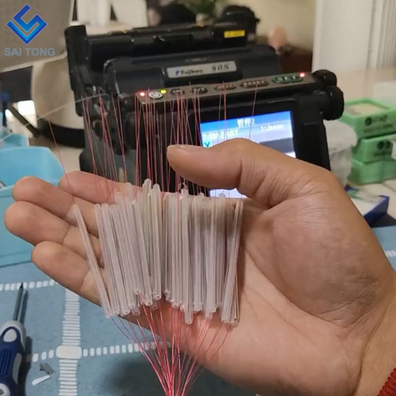 Tiub pengecutan haba untuk lengan kabel optik projek telekomunikasi harga kilang Fiber Optic Tiub pengecutan haba sepanjang 40 mm