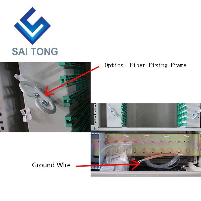 2022 Saitong FTTH 576 teras SMC gentian optik sambungan silang kabinet gentian pengagihan ftth kabinet